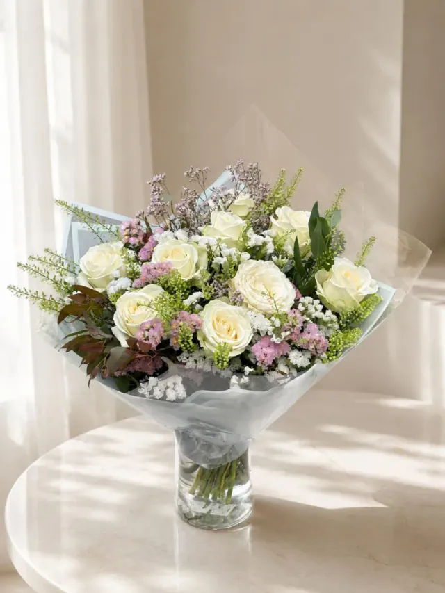 Shabbat flower arrangement